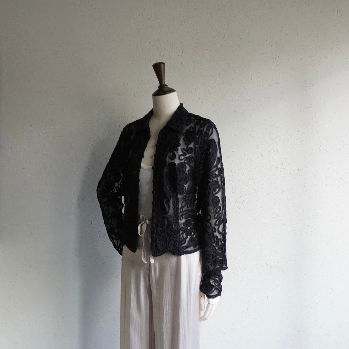Lace Design Shirt,Jacket