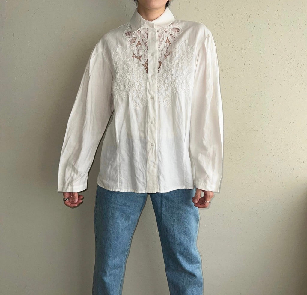 90s Lace Blouse