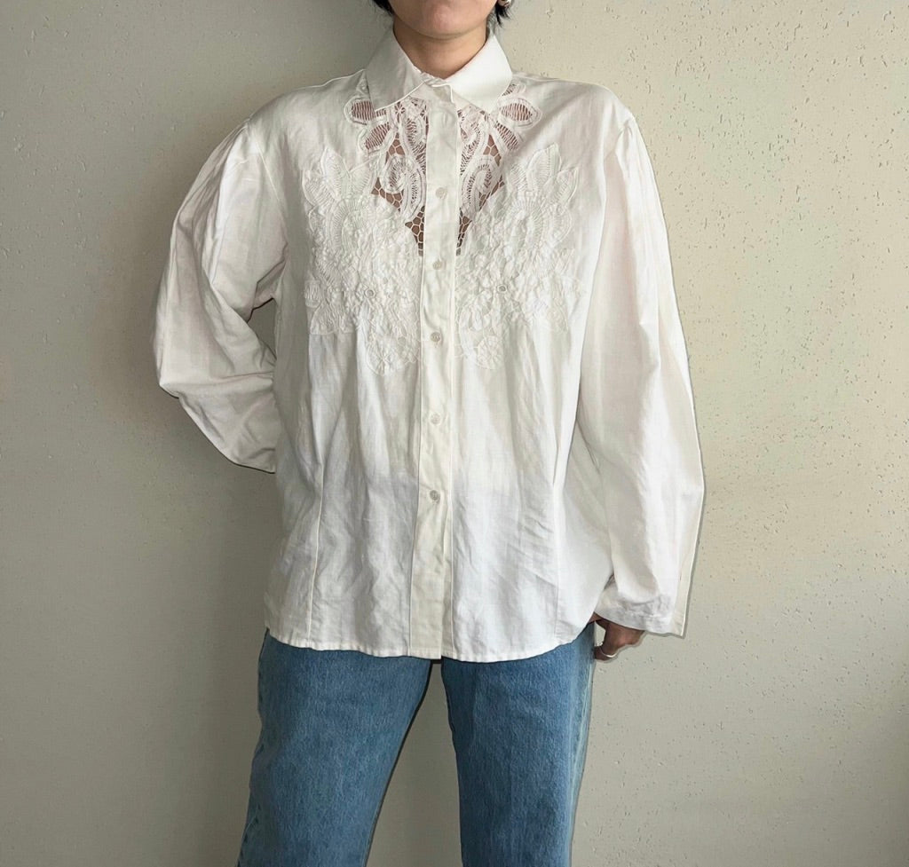 90s Lace Blouse