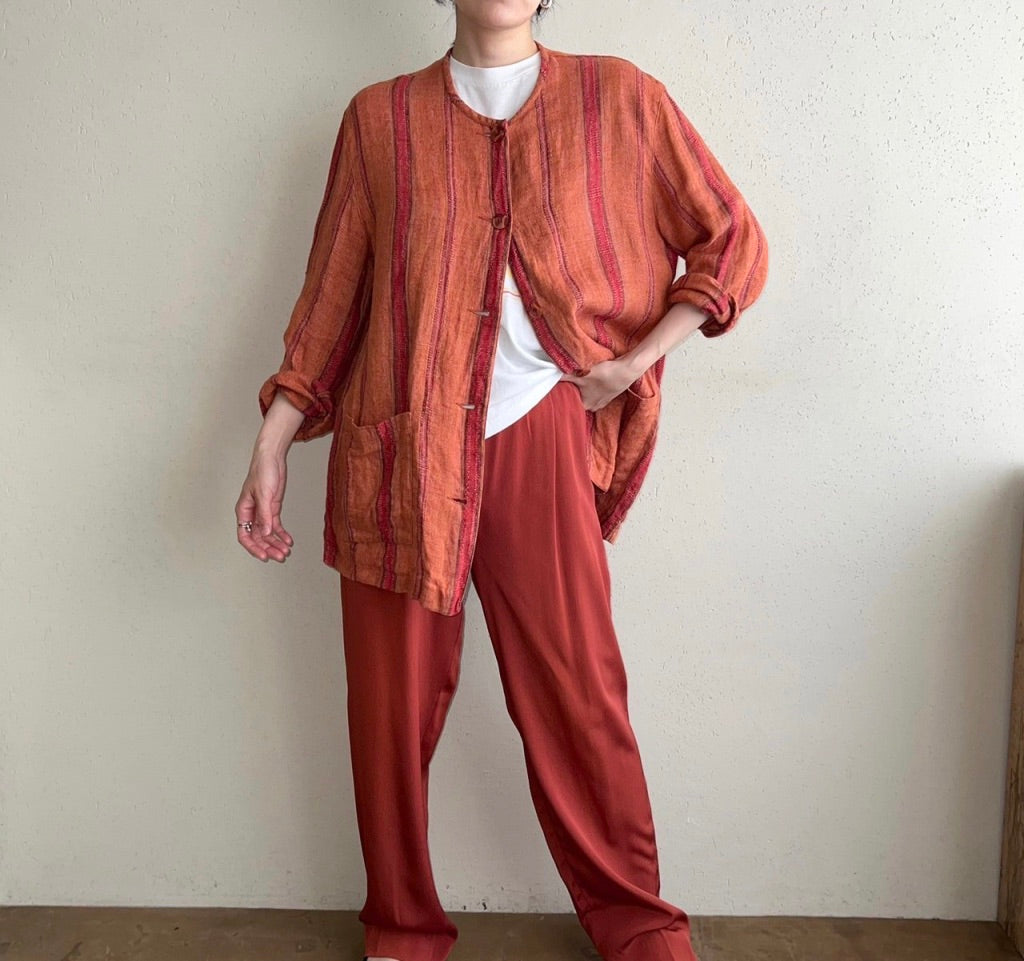 90s Linen Light Jacket Made in Belgium