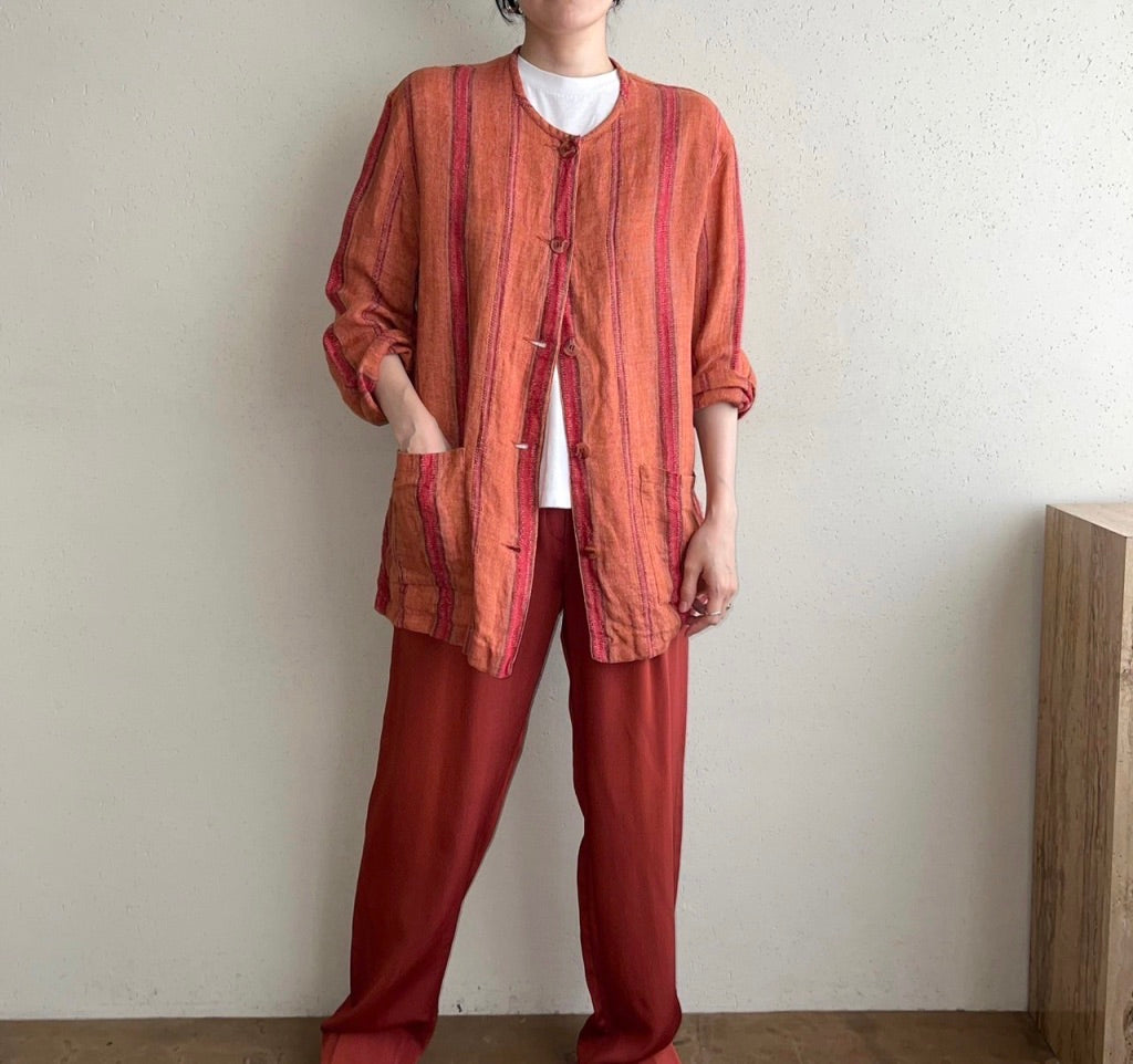 90s Linen Light Jacket Made in Belgium