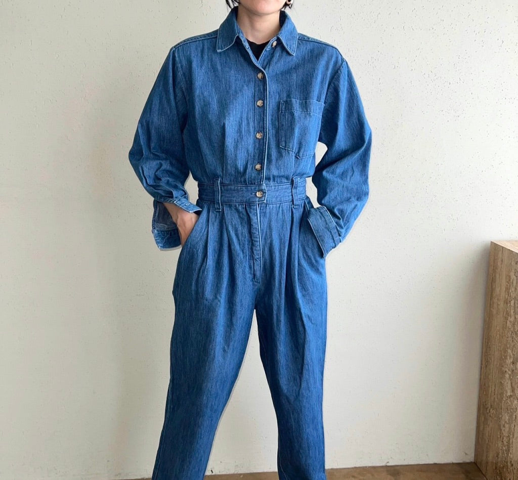 90s Denim Jumpsuit