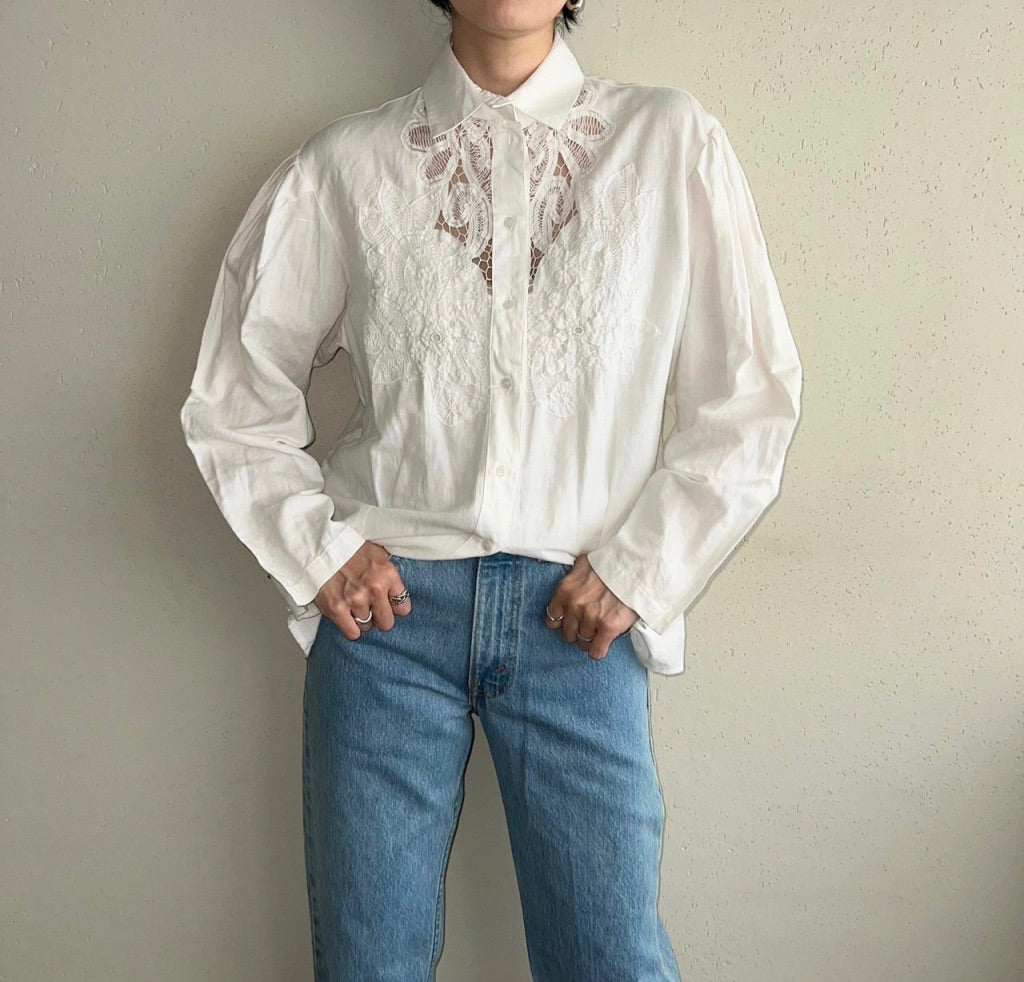 90s Lace Blouse