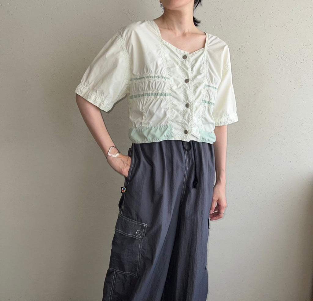 90s EURO Design Cotton Blouse
