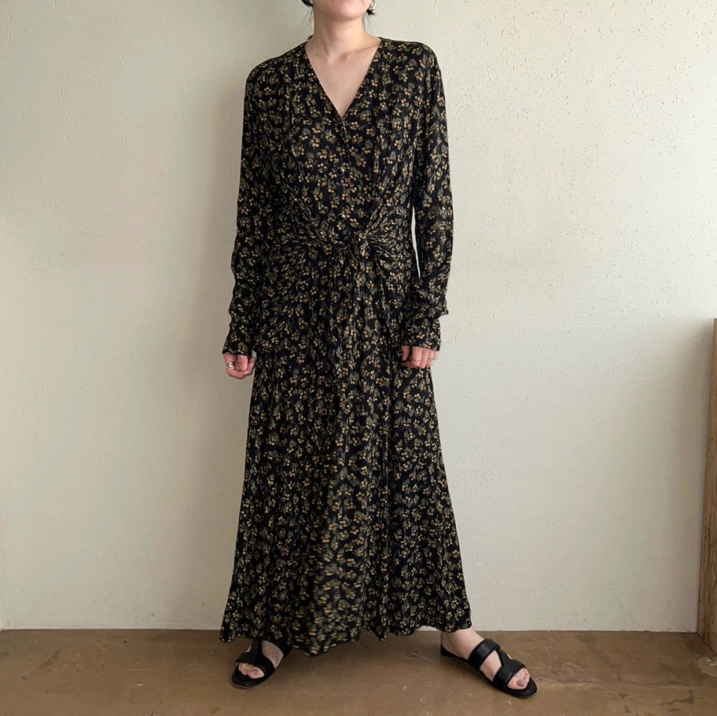 90s Rayon Dress Made in USA