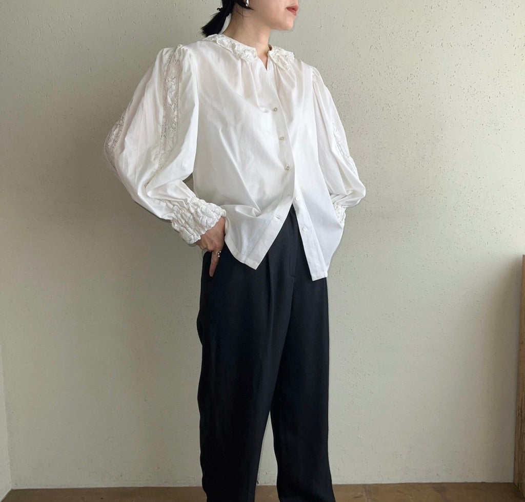 90s Lace Blouse Made in Austria