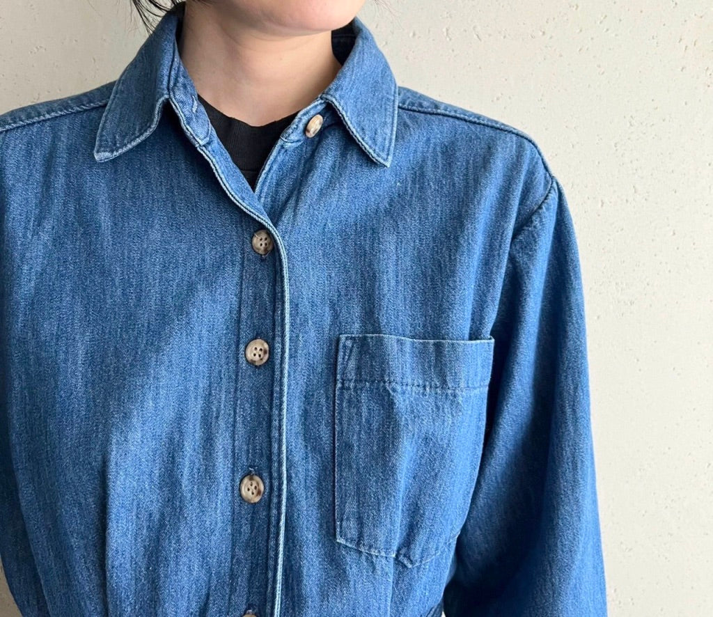 90s Denim Jumpsuit
