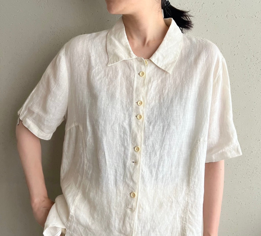 90s Zipped Sleeve Shirt Made in Italy