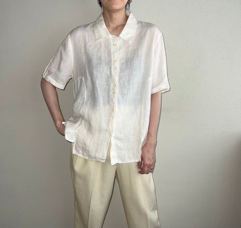 90s Zipped Sleeve Shirt Made in Italy