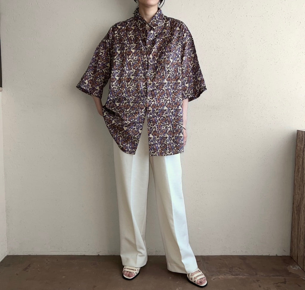 90s Paisley Blouse