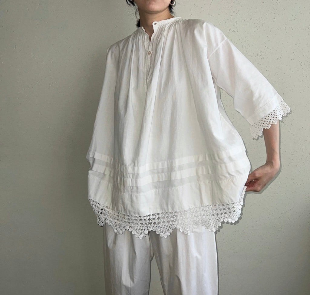 30,40s Smock Blouse