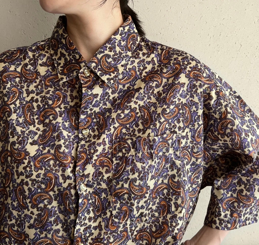 90s Paisley Blouse