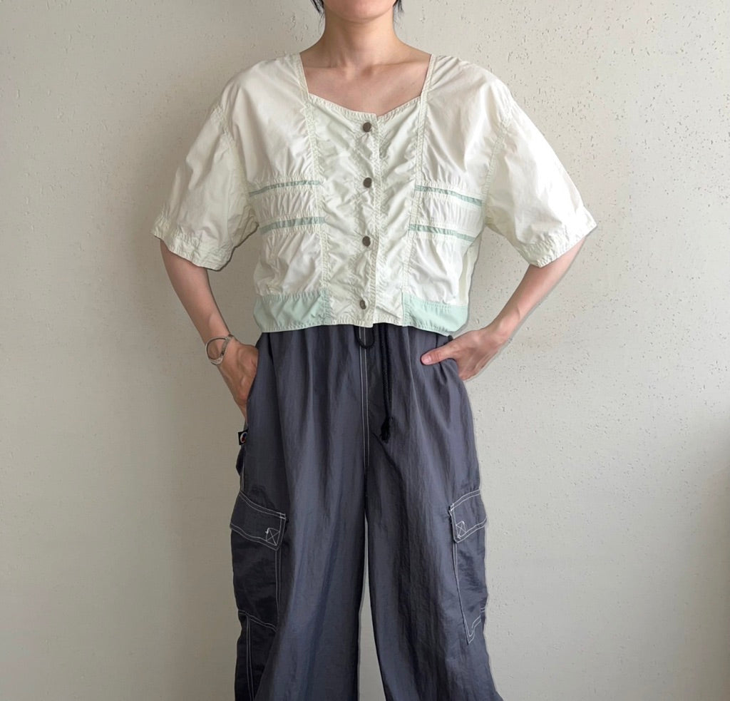 90s EURO Design Cotton Blouse