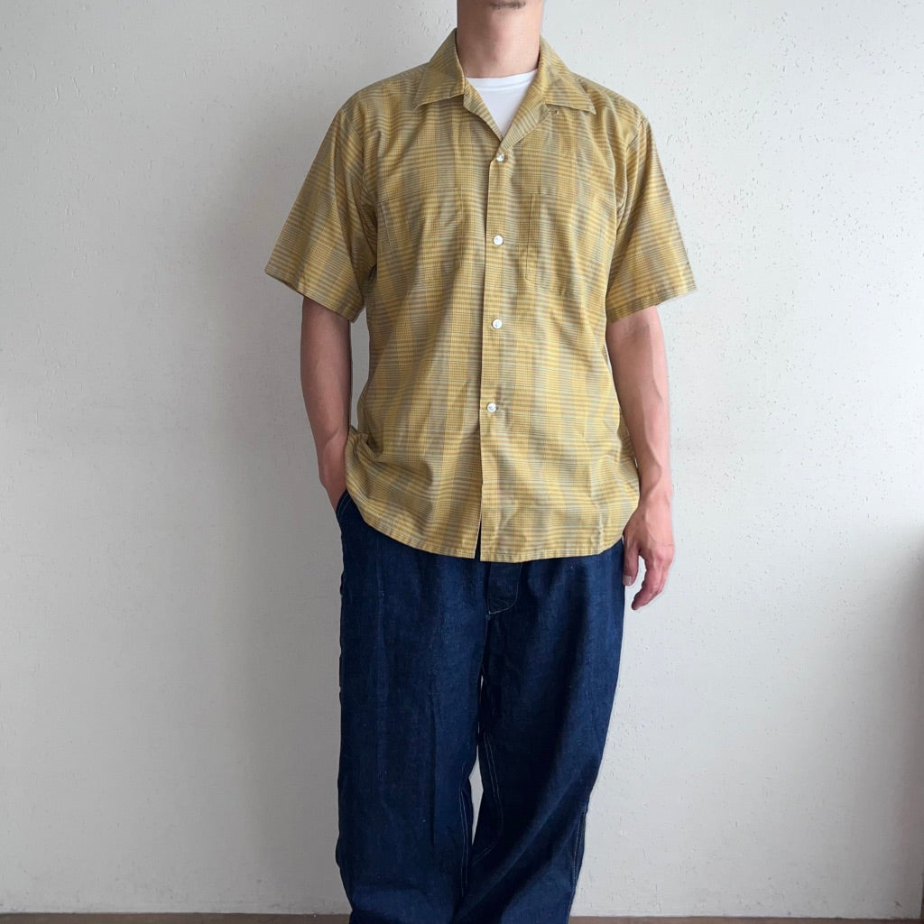 60s "ARROW" Plaid Shirt Made in USA