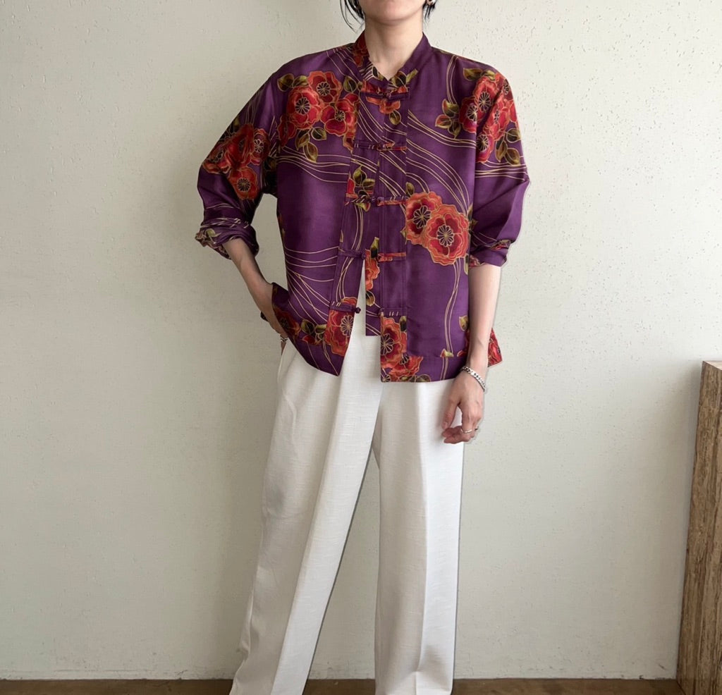 Asian Design Silk Blouse