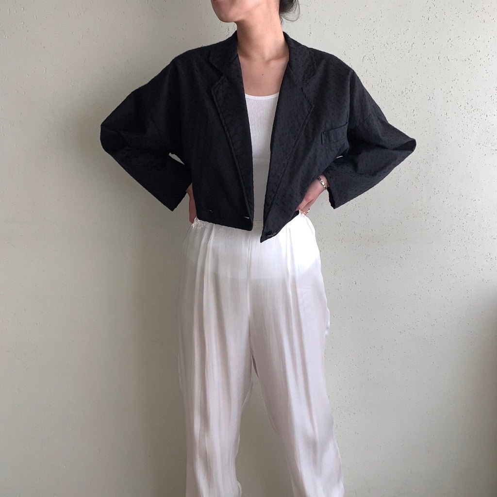 80s EURO Cropped Light Jacket