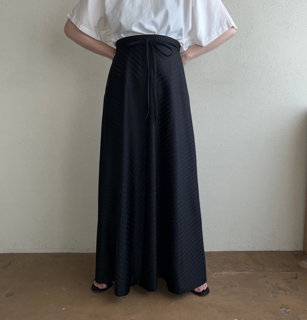 80s Black Maxi Skirt
