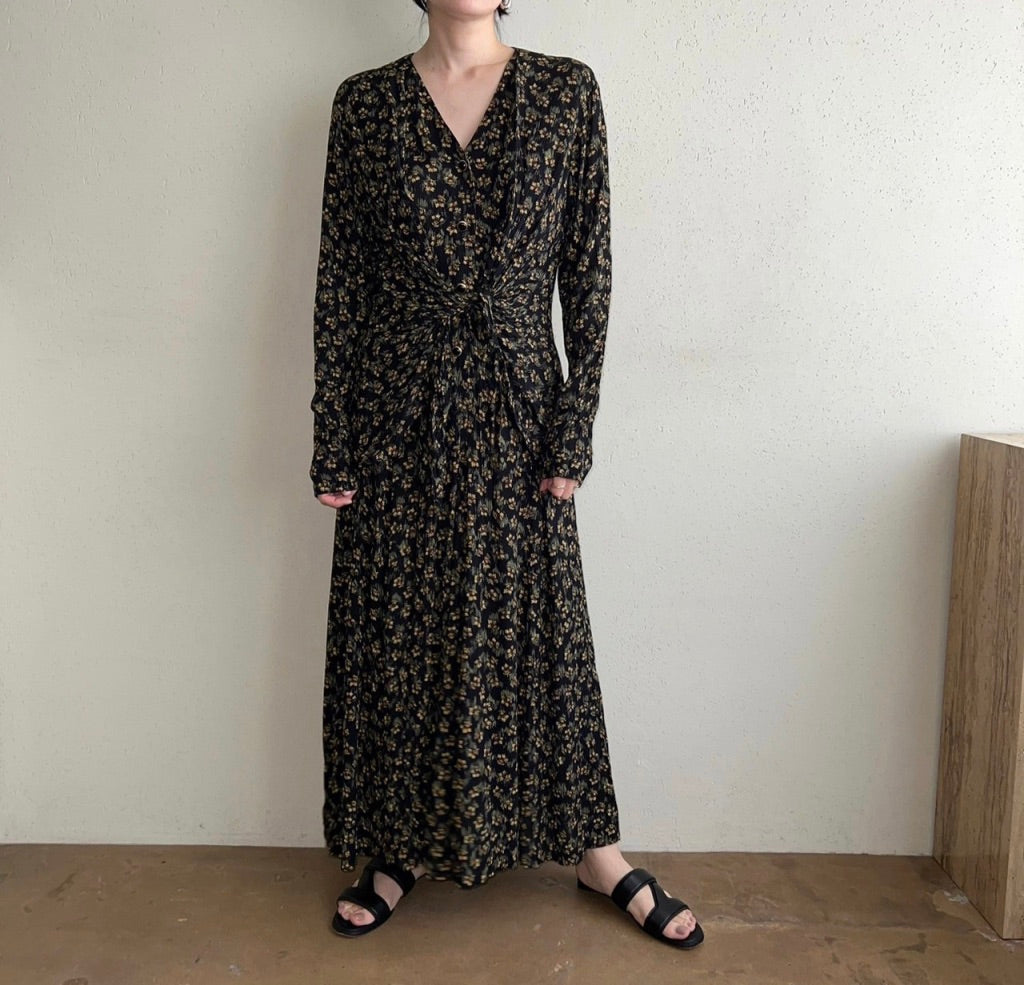 90s Rayon Dress Made in USA