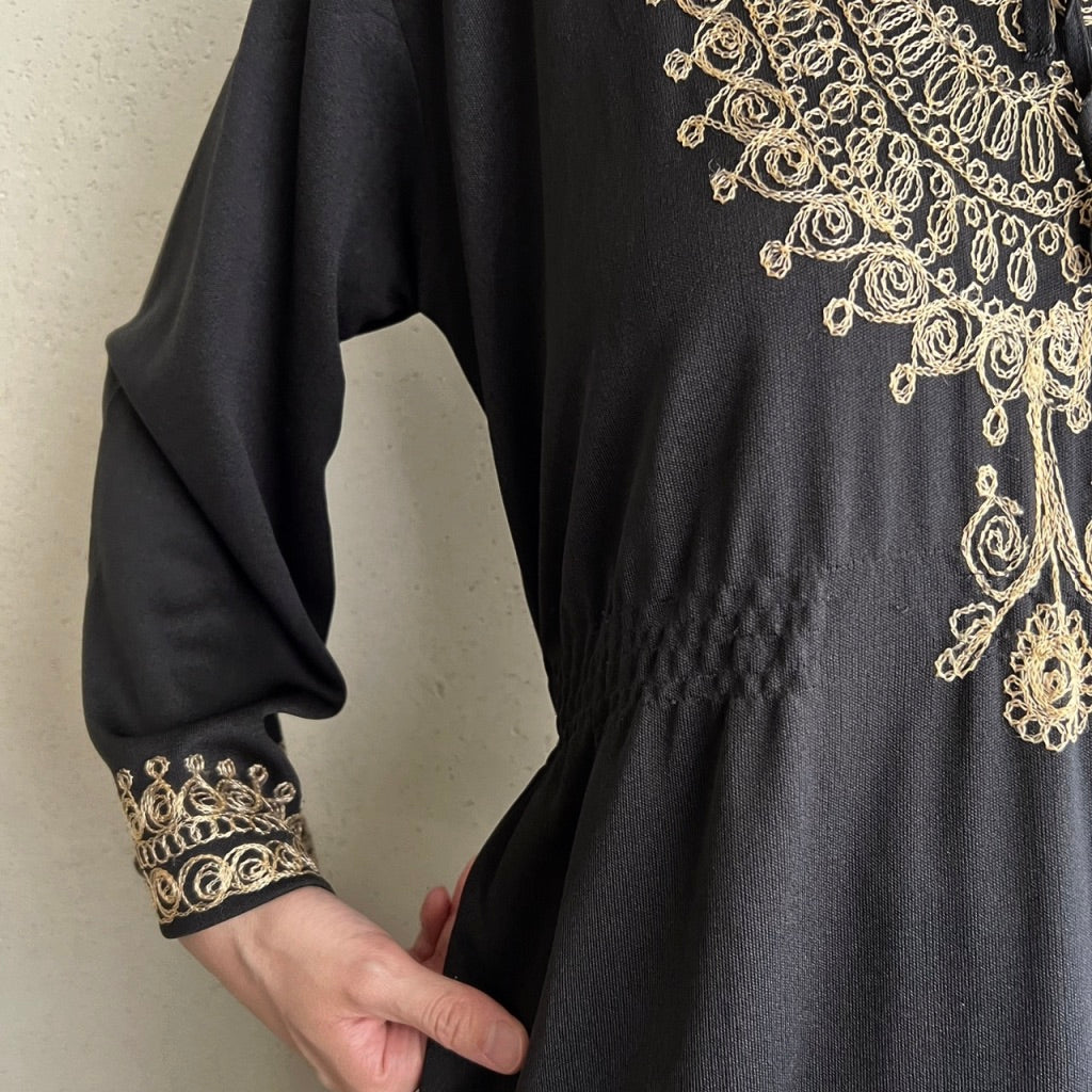 70s Embroidery Dress