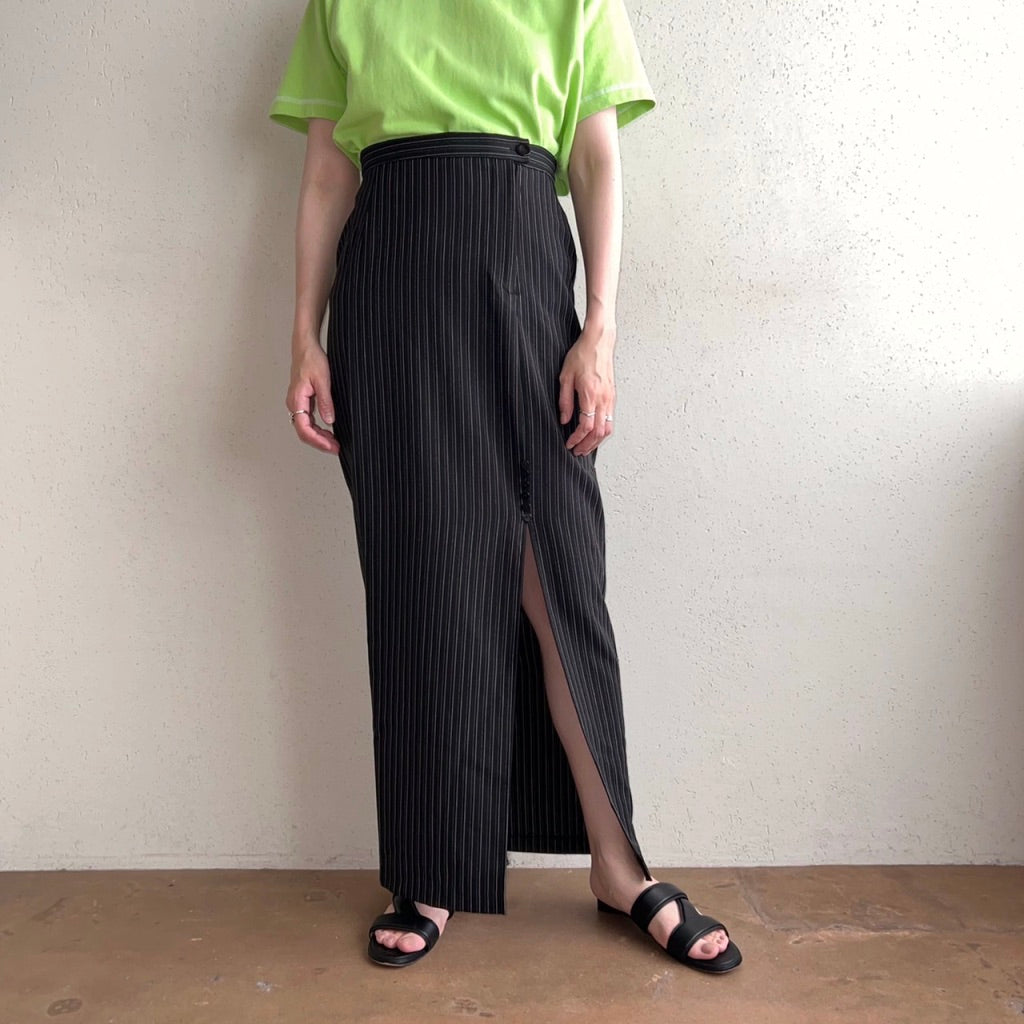 90s Striped Maxi Skirt