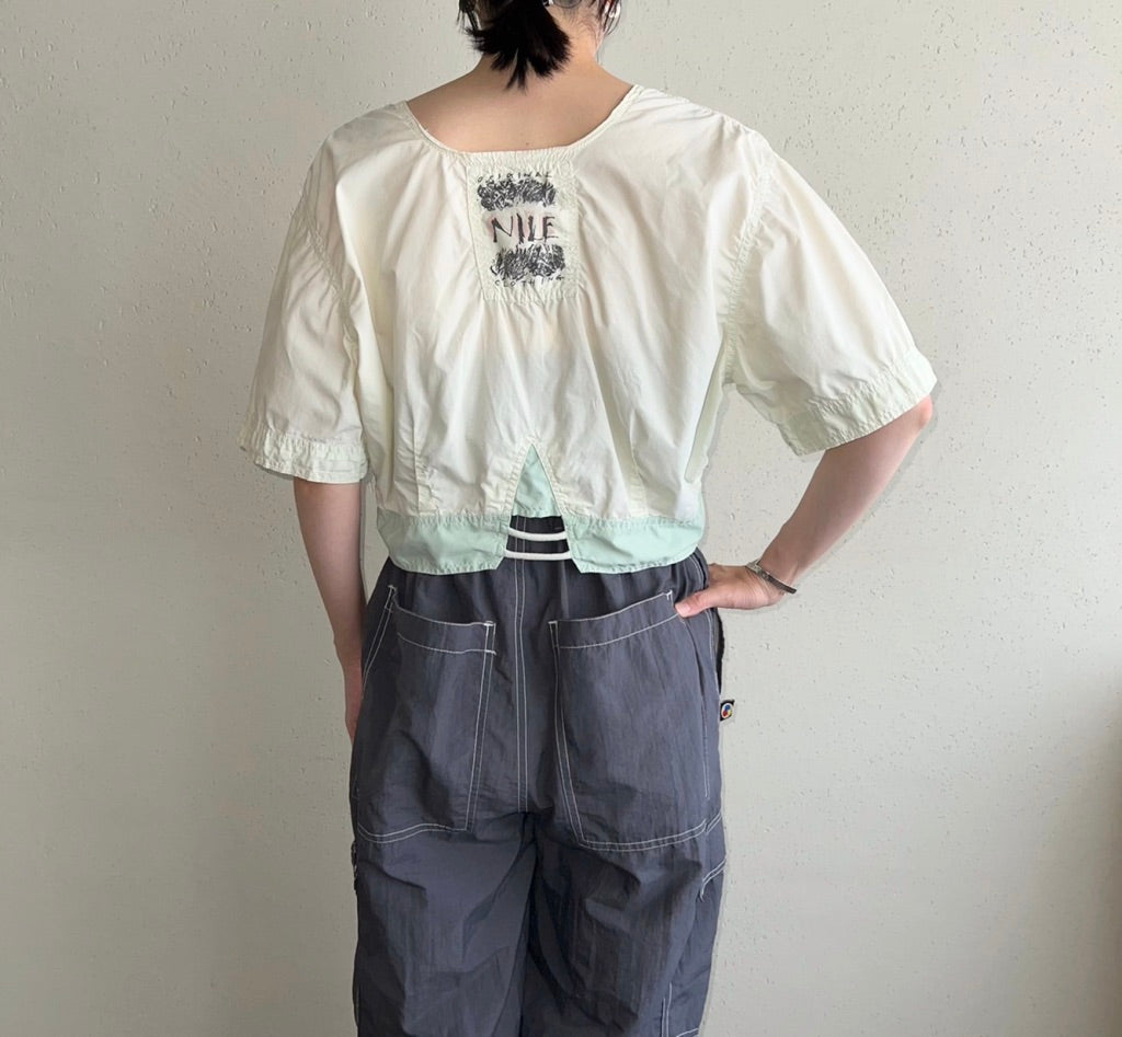 90s EURO Design Cotton Blouse