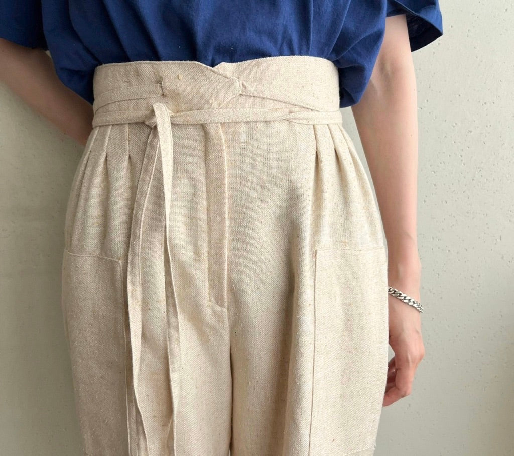 80s Belted Design Pants