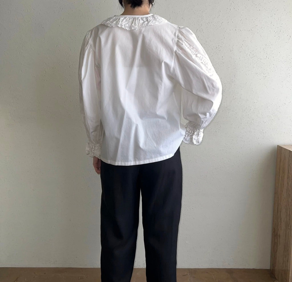 90s Lace Blouse Made in Austria