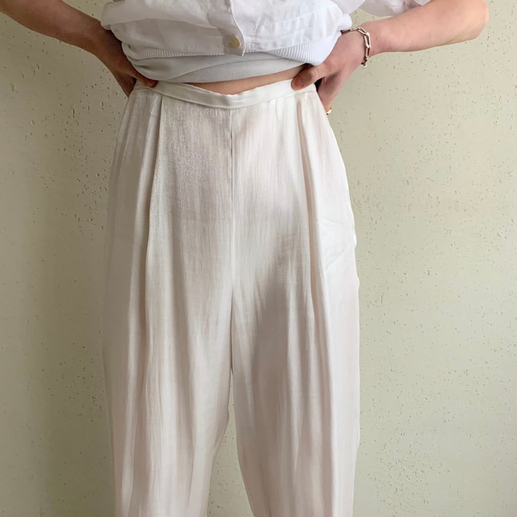 90s Rayon Pants Made in USA