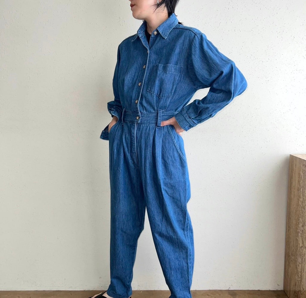 90s Denim Jumpsuit