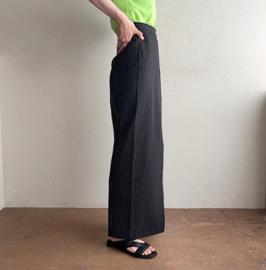 90s Striped Maxi Skirt