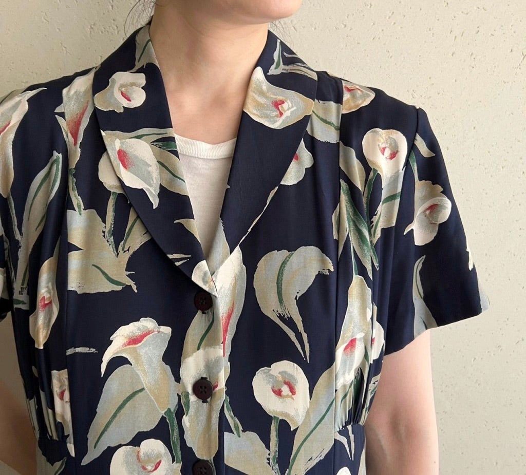90s Printed Dress