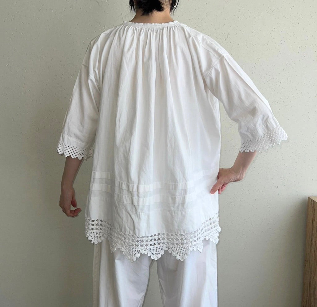 30,40s Smock Blouse