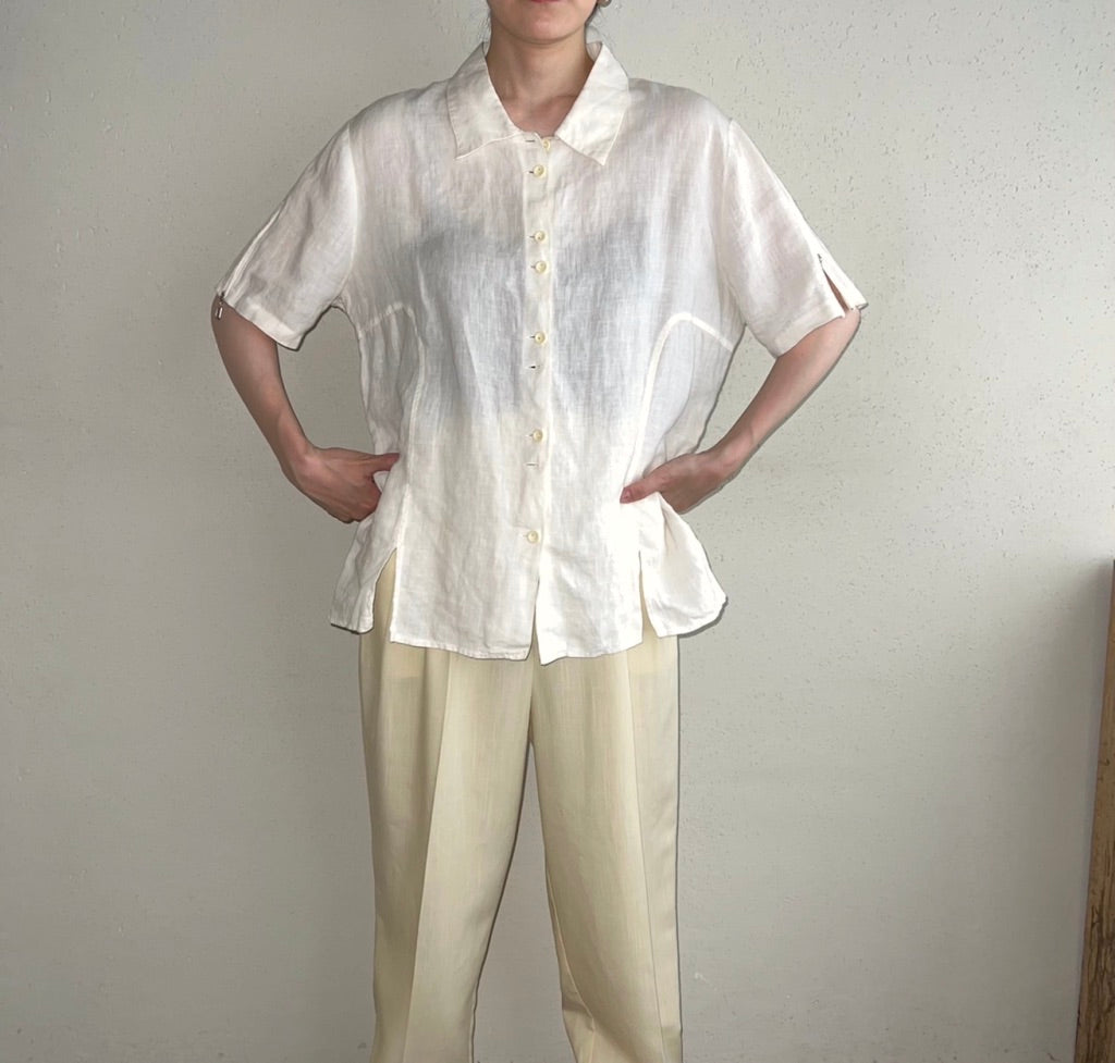 90s Zipped Sleeve Shirt Made in Italy