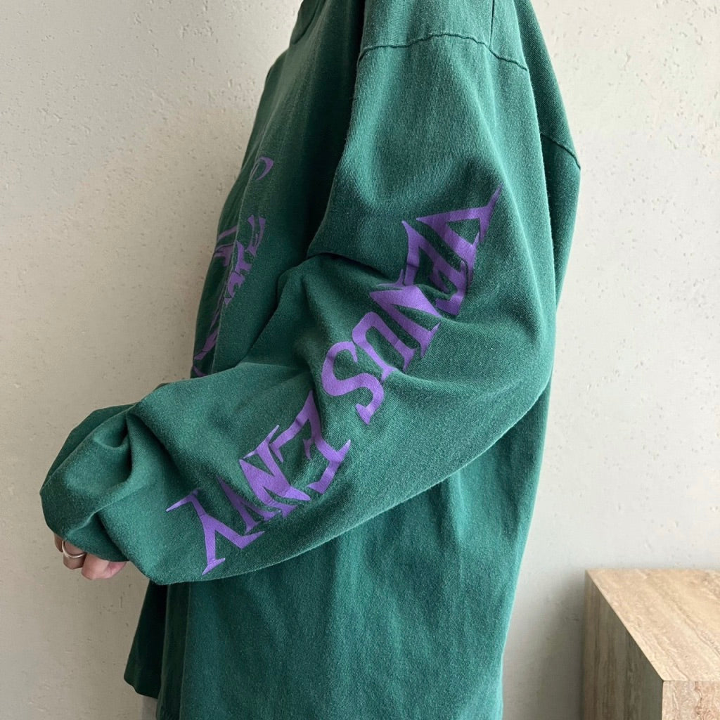 90s Printed Long T-shirt Made in USA