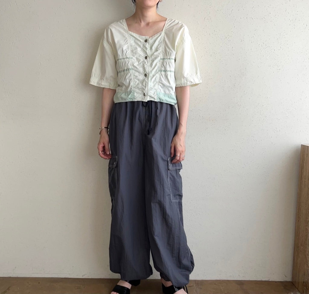 90s EURO Design Cotton Blouse