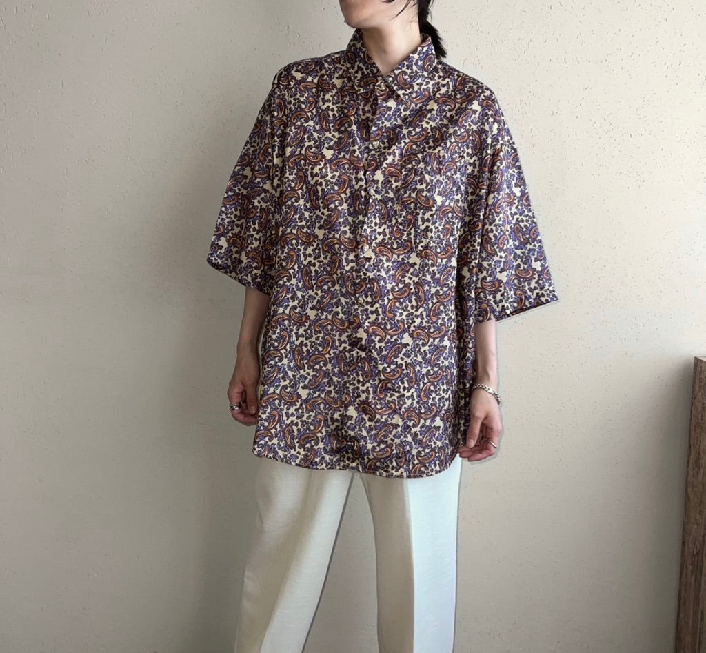 90s Paisley Blouse
