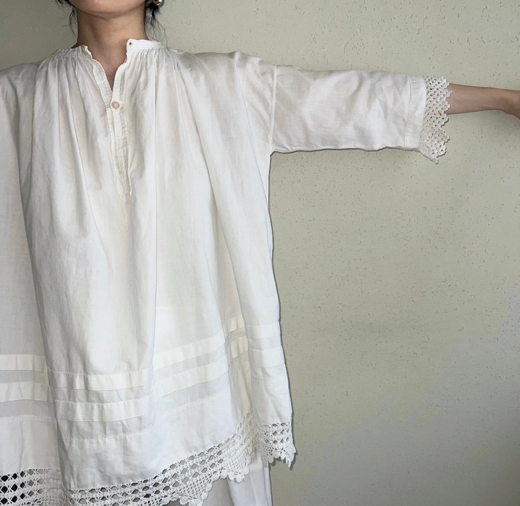 30,40s Smock Blouse