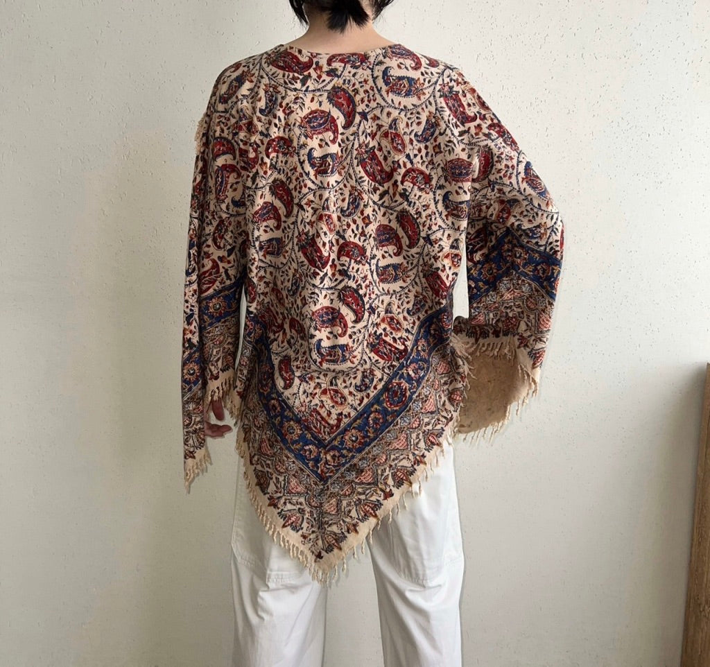 70s Hand Woven Tunic