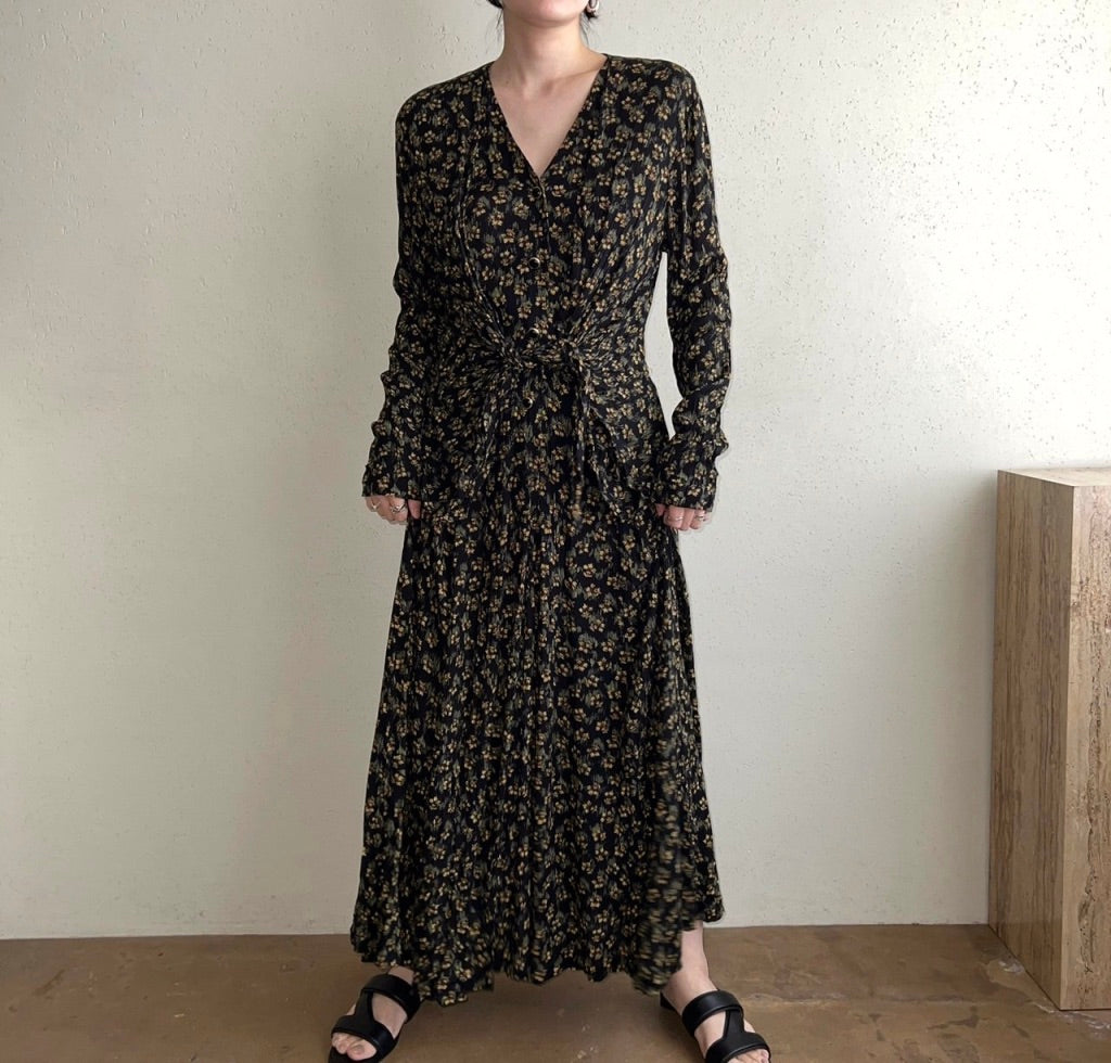 90s Rayon Dress Made in USA