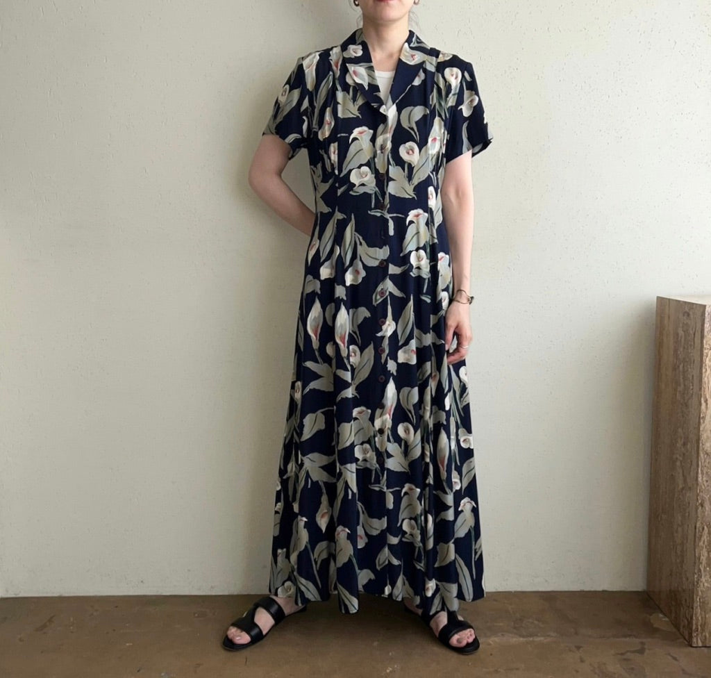 90s Printed Dress