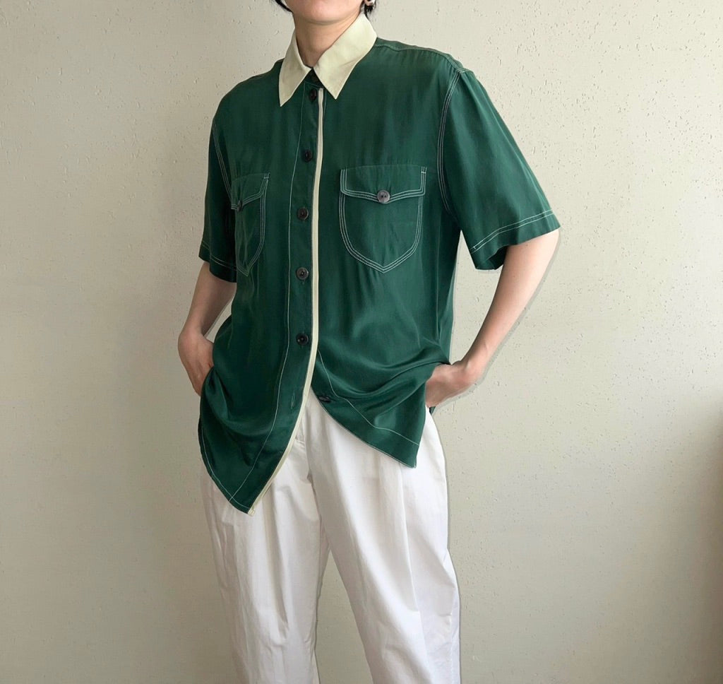 90s EURO Silk Shirt