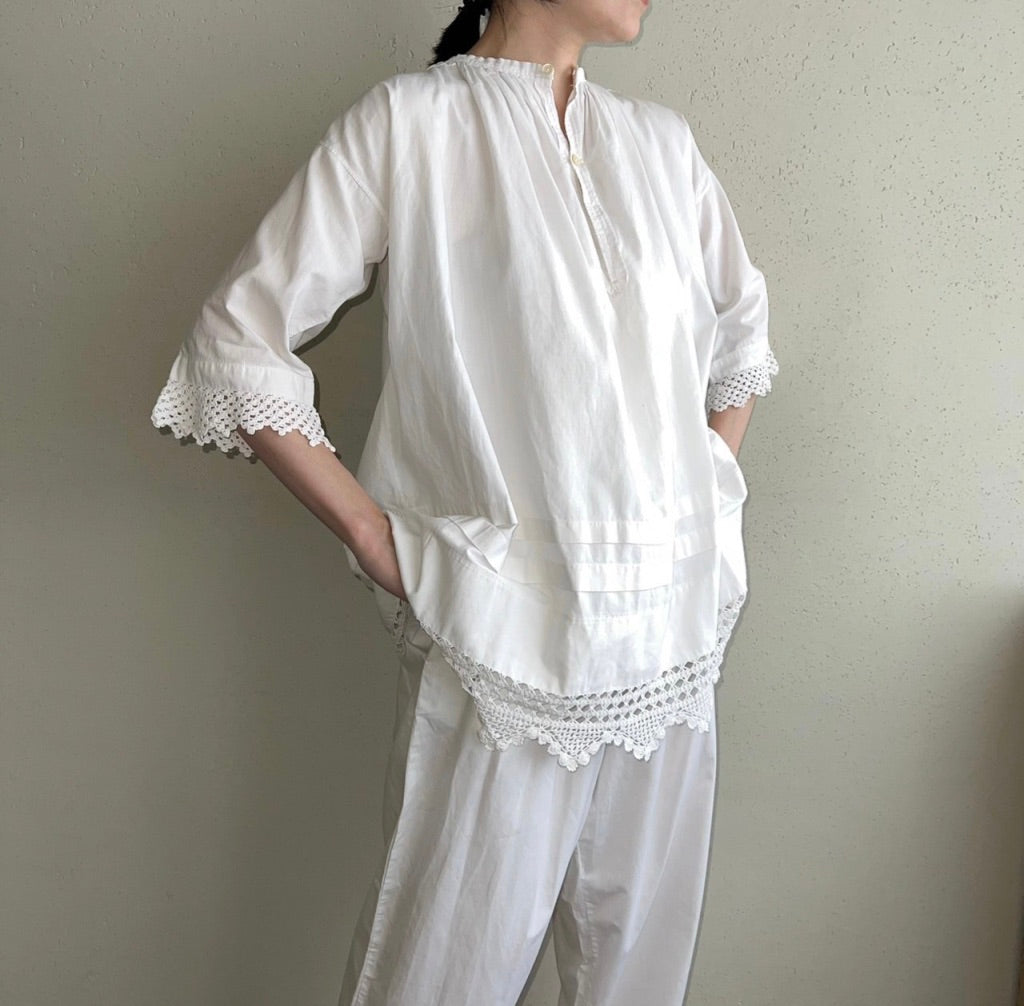 30,40s Smock Blouse