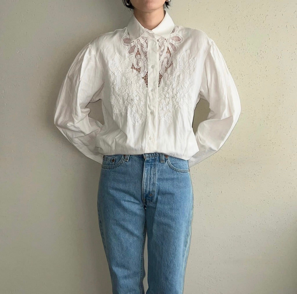 90s Lace Blouse