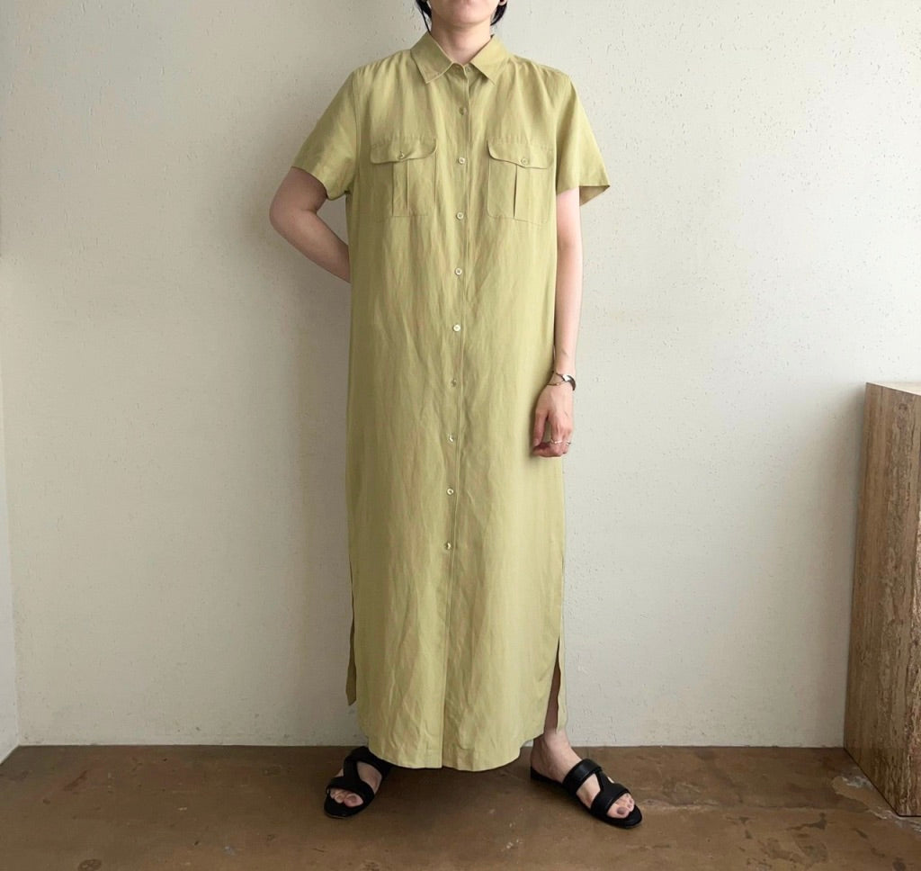 Silk Shirt Dress