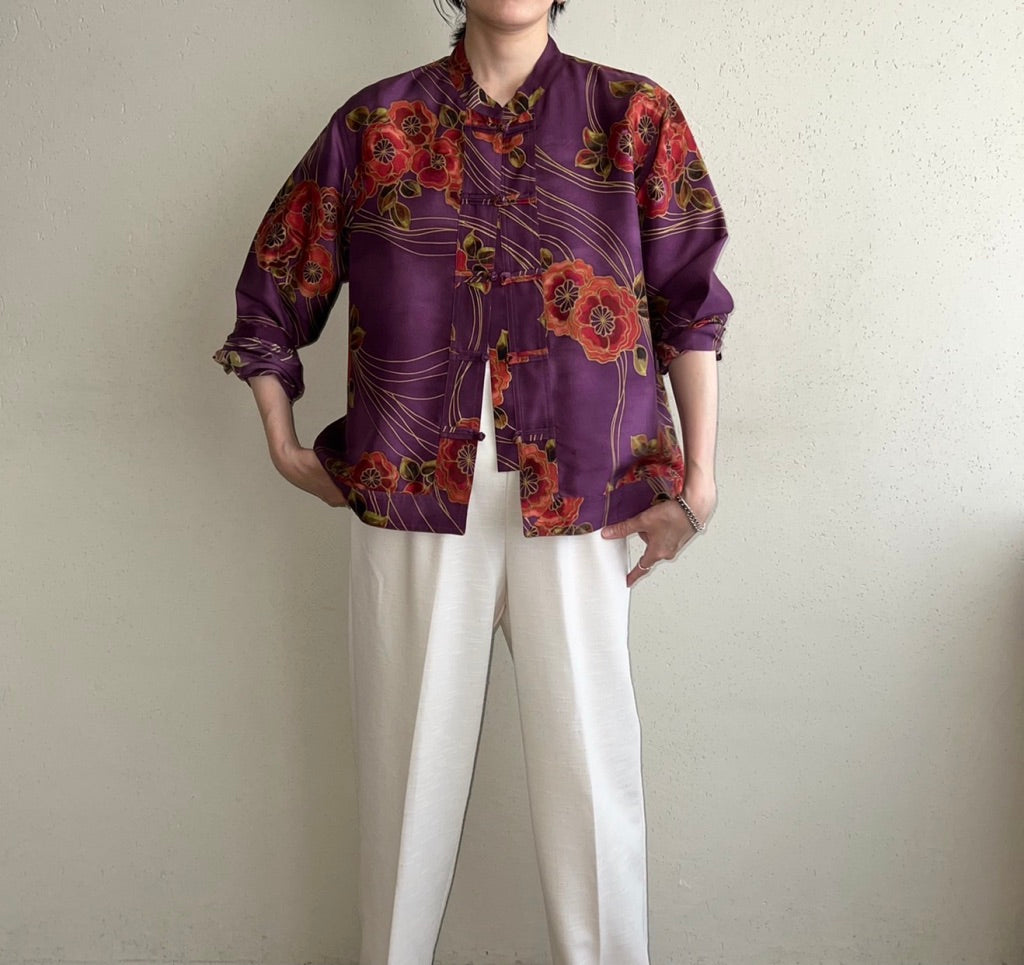 Asian Design Silk Blouse