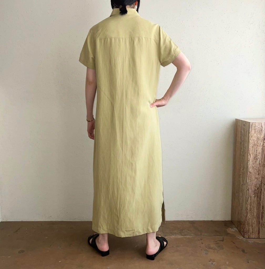 Silk Shirt Dress