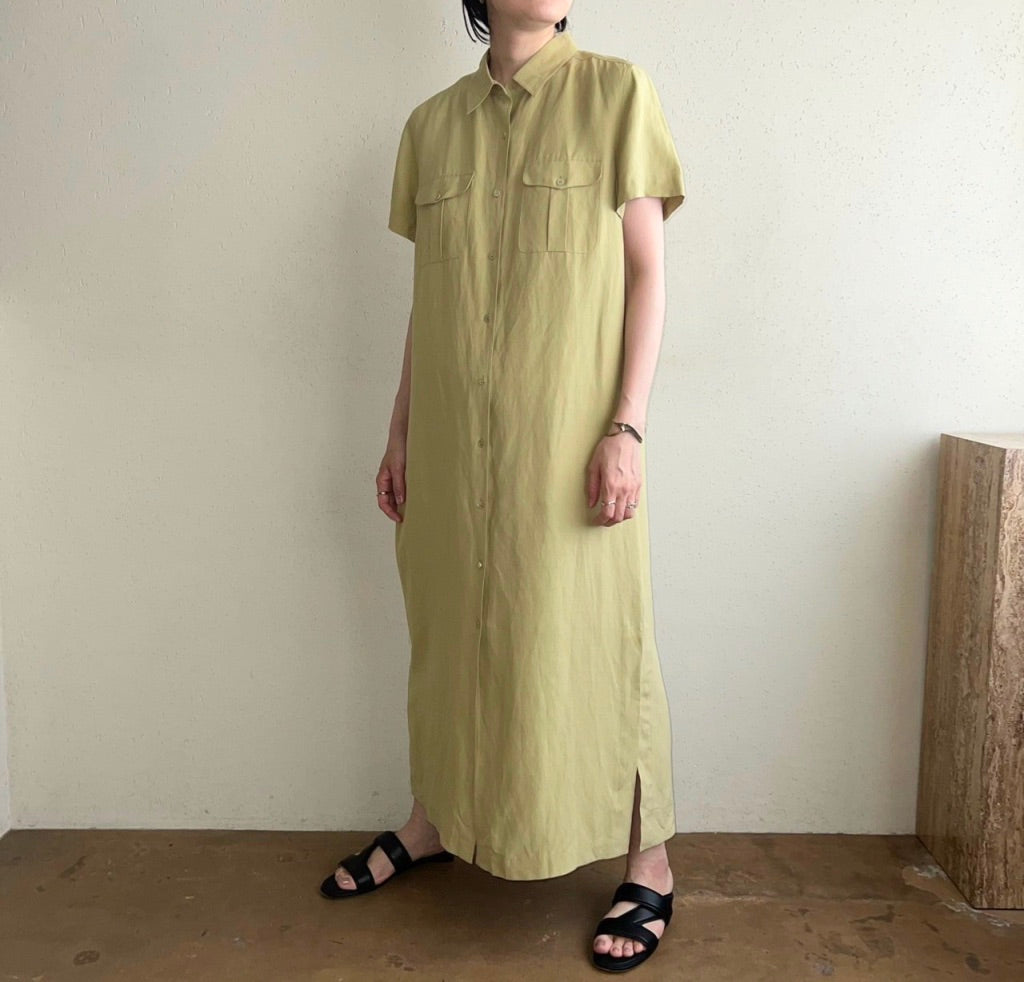 Silk Shirt Dress