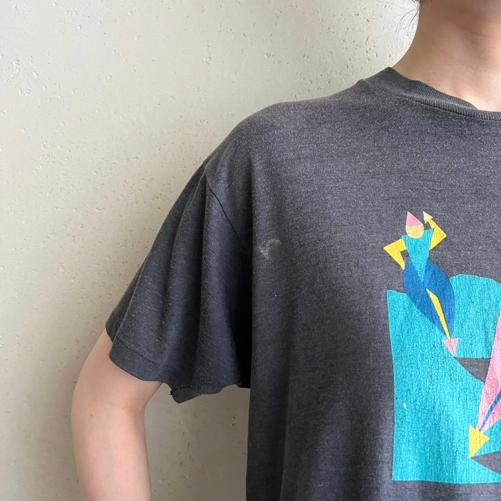 80s Printed T-shirt Made in USA