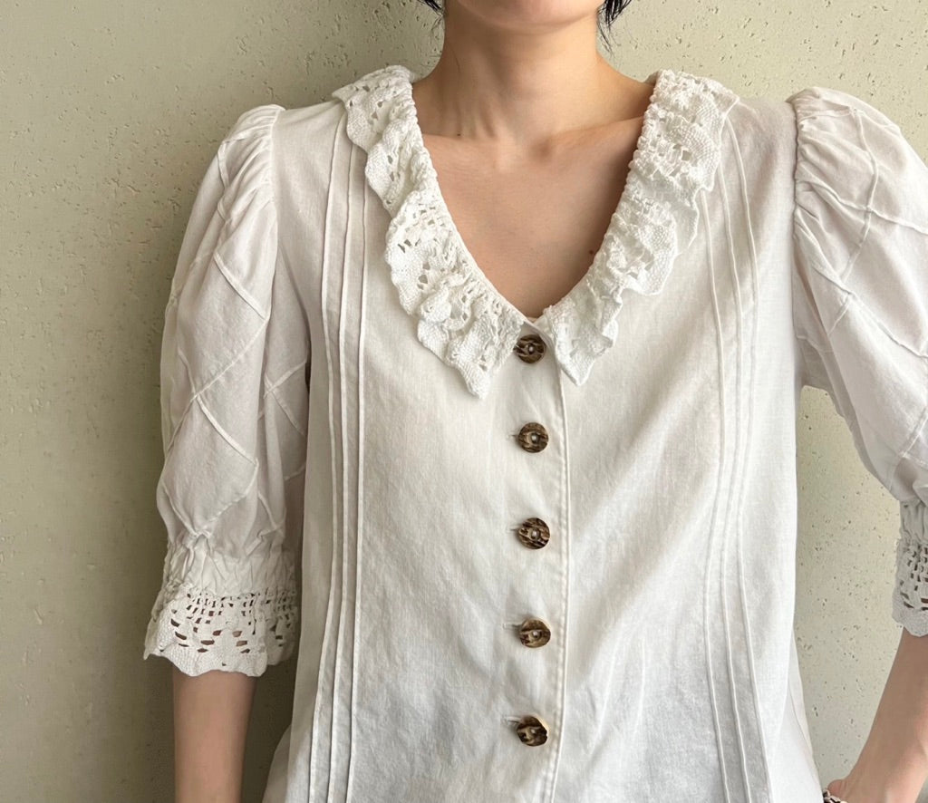 90s EURO Cotton Blouse