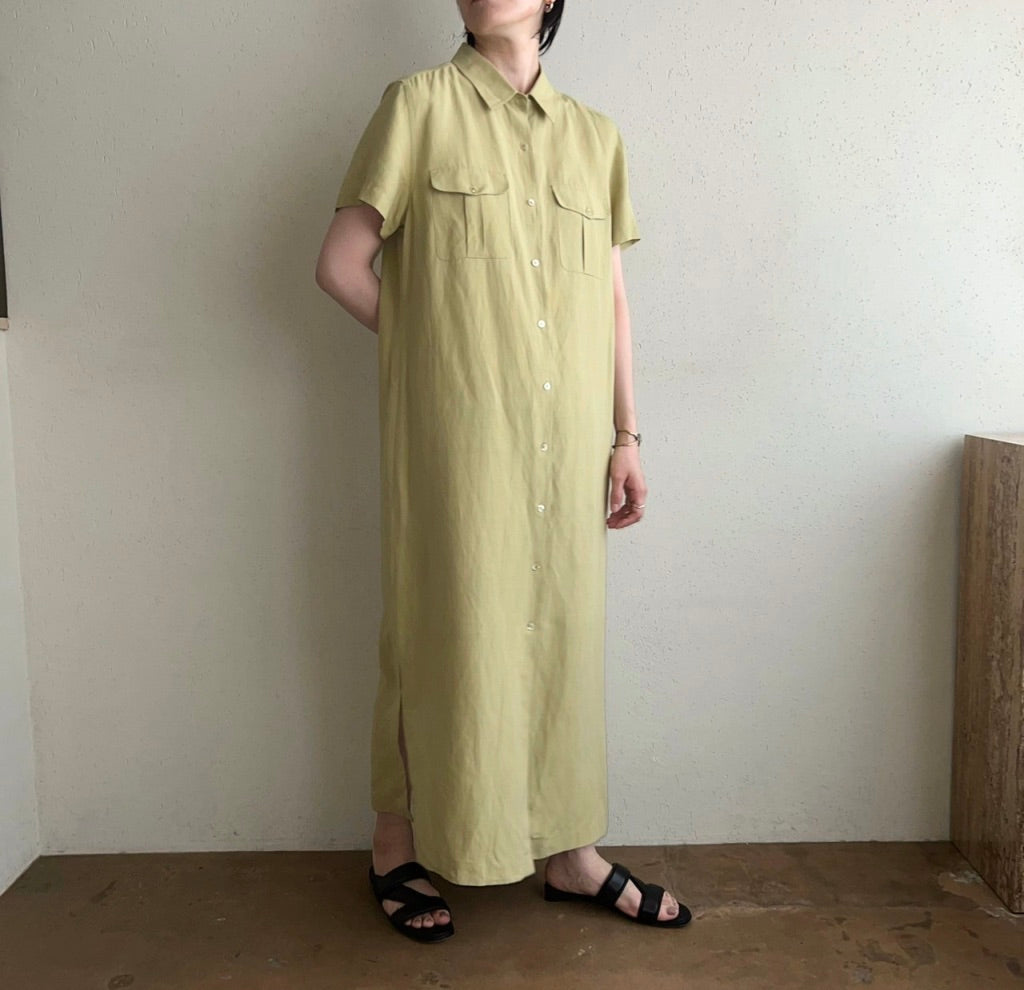 Silk Shirt Dress
